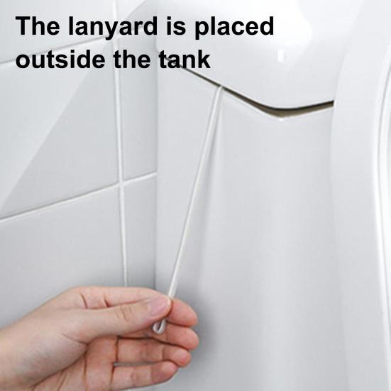 2PCS Toilet Cleaner with Lanyard Design High-Concentration Cleaning Fluid Automatic Cleaning Function Hanging Toilet Bowl Cleaner