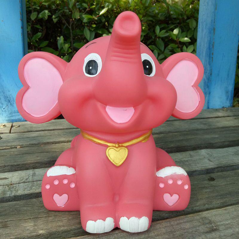 Children's Drop-Proof Elephant Piggy Bank - Cute Savings Bank & Creative Birthday Gift for Girls