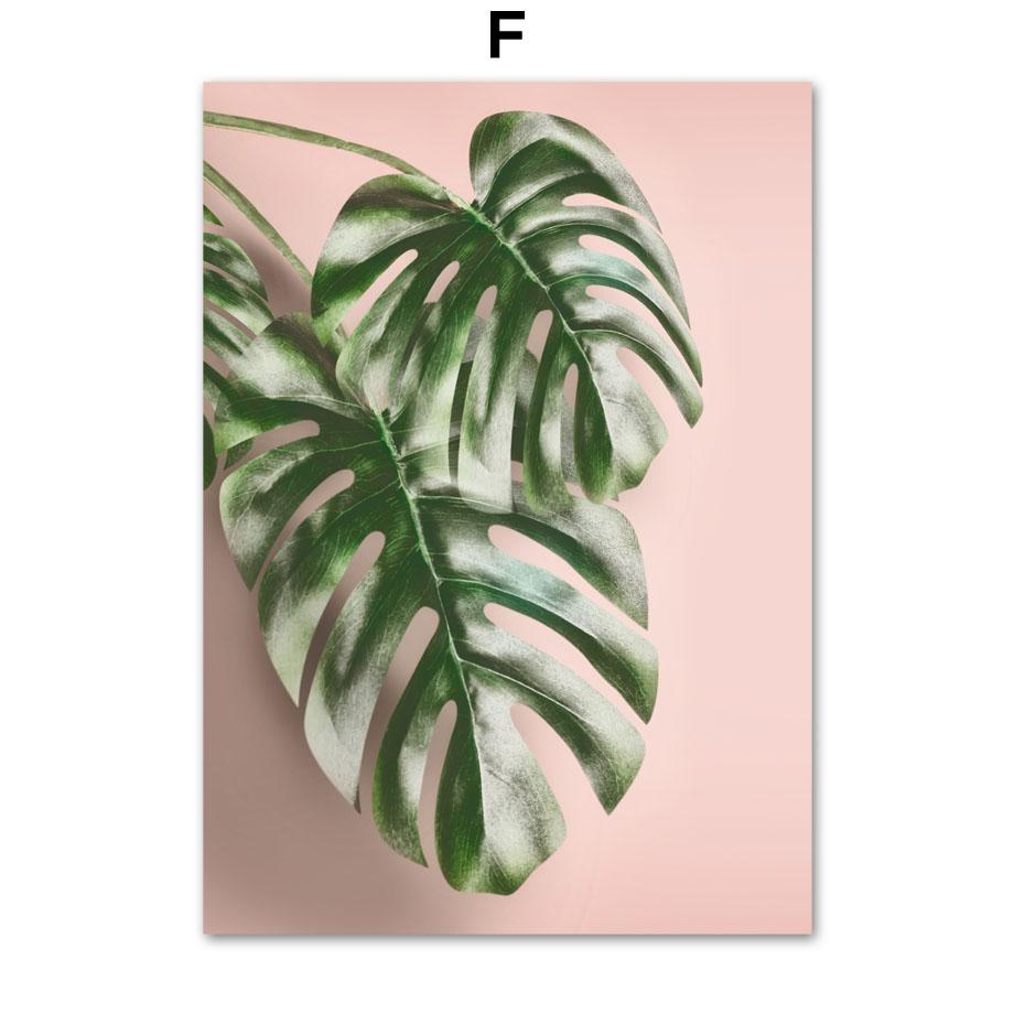 Affiches de porte marocaine avec ballon à Air chaud, fleur, Monstera, imprimés, peinture sur toile, images d'art mural nordique pour décor de salon