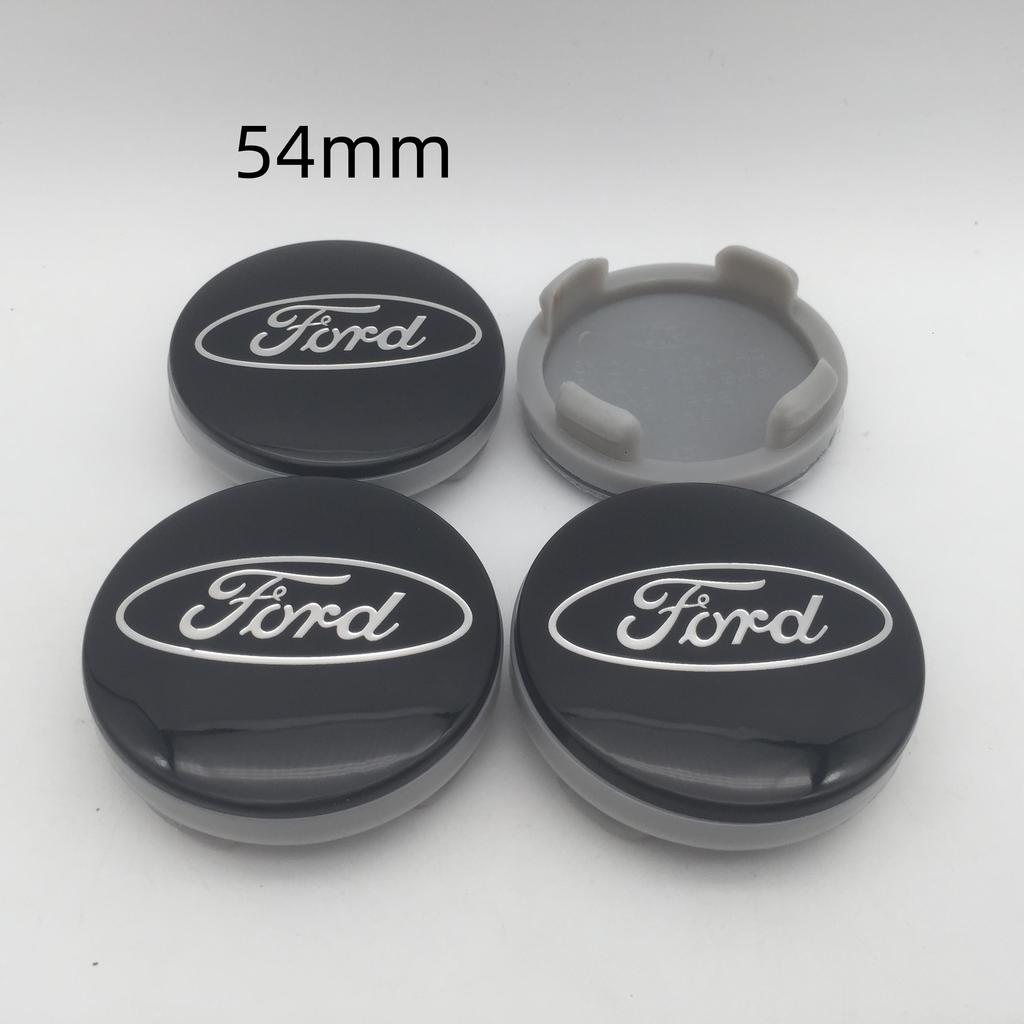 KLYD4 NEW 4pcs 3D for 54mm 56mm 60mm 68mm Ford Car emblem Wheel hub Center Cap Badge covers sticker Decal styling auto Accessories