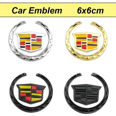3D Metal Car Body Fender Stickers Window Rear Trunk Badge Decals for ATS BLS CT4 CT5 CTS EXT ESCALADE SRX XT4 SLR XTS