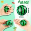 5/10/20Pcs Watermelon Stress Balls Foam Balls Stress Reliever Toys Party Favors for Kids School Carnival Party Supplies 2.5Inch