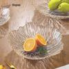 Light Luxury Petal Glass Fruit Plate