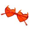 Devil Horn Heart For Teens Girls Halloween Party Frame Lens Funny Trendy Fashion Carnivals Decorations