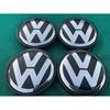 VW Alloy Wheel 65mm Centre Caps - 4x Caps - Free Postage