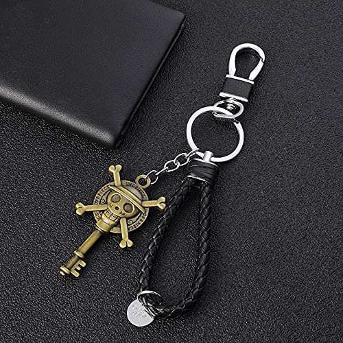 Morydovs 3D Alloy Keychain for One Piece Devil Fruit Straw Hat Skull Bag Charm, Character Metal Alloy, Popular Anime Merchandise, Decoration, Gift, Co