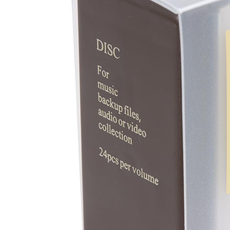 24 Disc Cd Dvd Organizator Suport Cutie Depozitare Hard Album Capacitate Cutie Portabilă