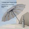 Luxury Automatic Folding Umbrella for Men – Large, Storm-Resistant, Dual-Use for Sun and Rain.