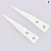 2Pcs Insulated Straight Curved Tip Anti-Static Ceramic Tweezers Electronic Industrial Ceramic Tweezers For Industry