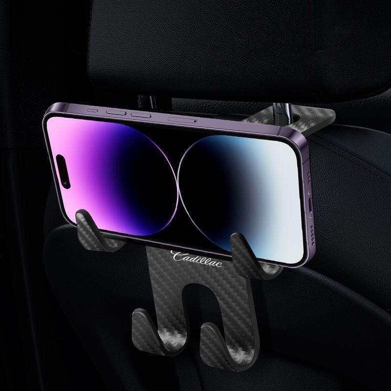 Autoaufkleber Rücksitzhaken Hängende Aufbewahrung Handyhalter Für Cadillac XT5 XTS CTS BLS SLS DTS SRX Escalade Tiburon Deville