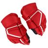 1 Pair Red Ice Hockey Gloves Hand Protection Adult Ice Hockey Gloves for Roller Skating 8 inches