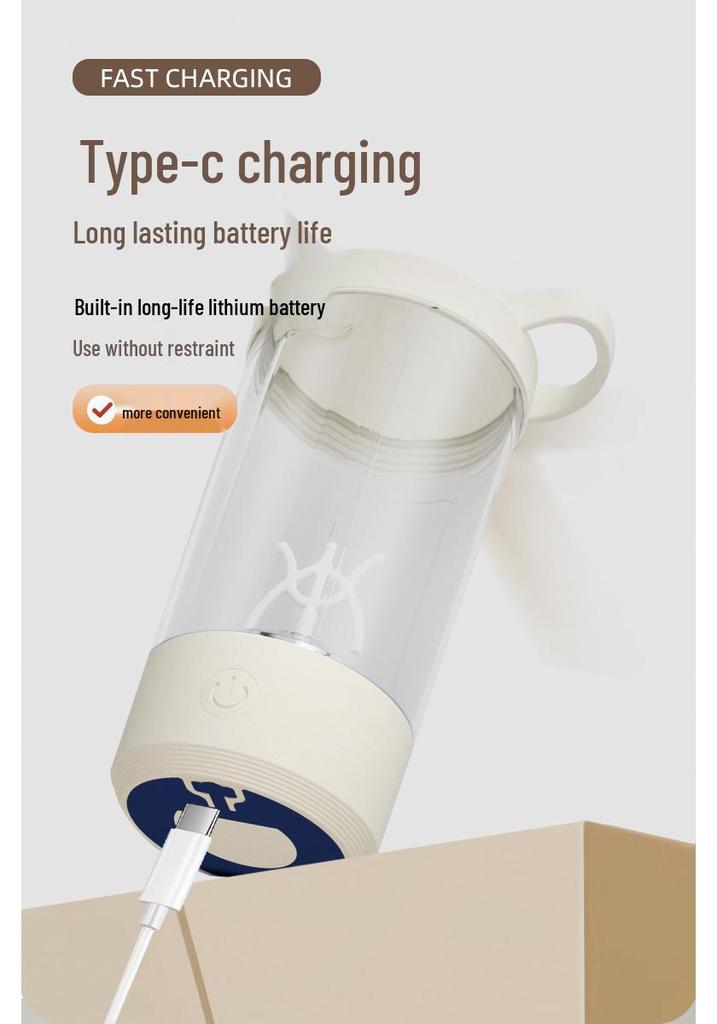 Automatic One-Button Stirring Cup: Food-Grade Shaker for Coffee, Milk, and Fitness Drinks