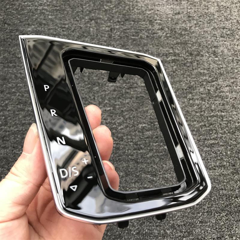 Automatic DSG Gear Shift Knob Shift Lever Head Knob Shiny Frame For VW Tiguan L 2017 2018 5NG 713 203 Car Accessories