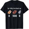 Vintage Lustige Aussage Ich bin komplett zugepflastert Herren T-Shirt Streetwear Baumwolle Harajuku Tee Damen Lässig Kurzarm Oversized Sommer