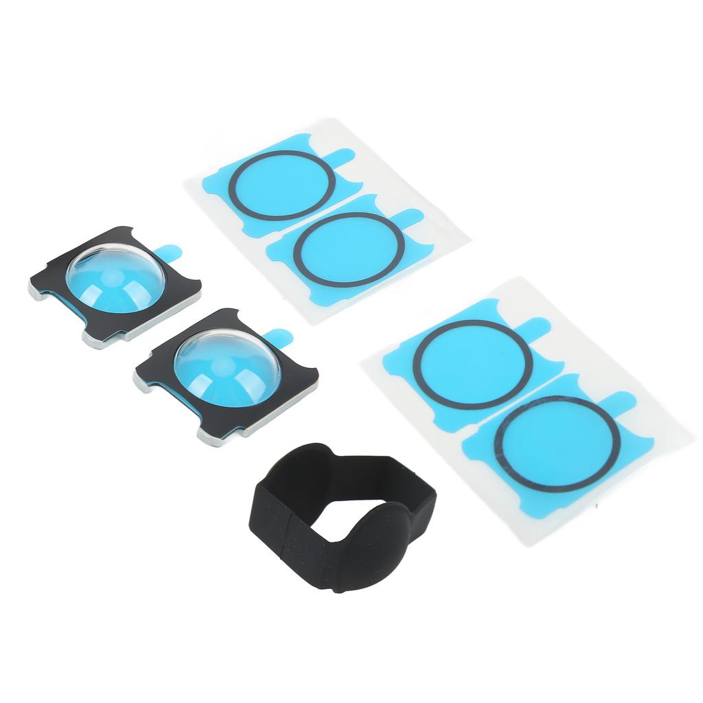 Camera Lens Guards Adhesive Panoramic Lens Protective Mirror Screen Covers Set for Insta360 ONE R RS Action Camera
