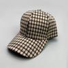 Spring And Summer Plaid British Retro Thousand Bird Grid Classic Baseball Cap Men And Women Retro Sunshade Personality Fashion Versatile