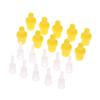 10Pcs Syringe Silicone Pumping Air Hollow Joint Part Connector Ciss Inkjet Cartridge Cleaning Tool