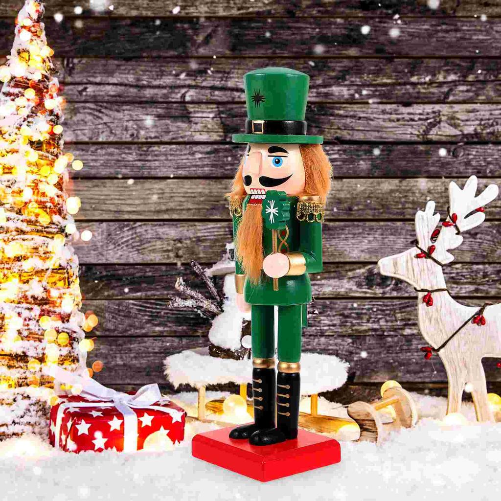 Indoor Puppet Nutcracker Christmas Decorations Outdoor Biscuit Adornment Cookies