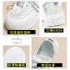 Small Ugly Cute Little White Shoes Autumn New Ribbon Muffin Platform Women's Shoes Casual Comfortable Height Increase Single Shoes