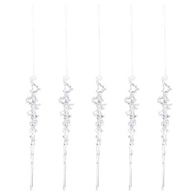 Additional Acrylic Ice Crystal Christmas Ornamentation Thin Permanent Decorative Pendants For Tree Boughs Gift Wrapping