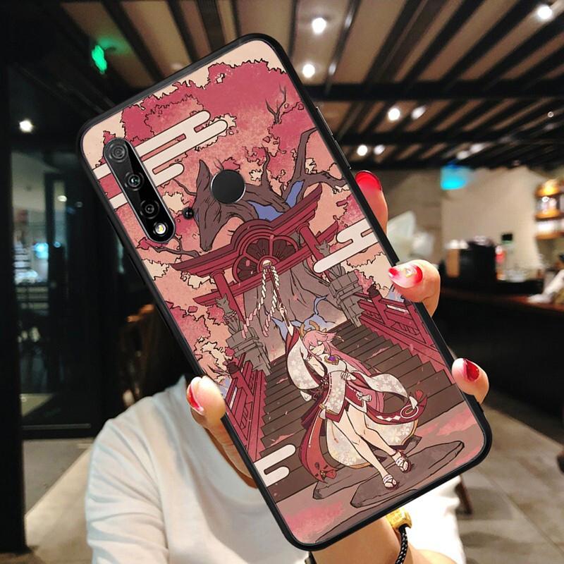 Genshin Impact Game Yan Fei Phone Case For Huawei P50 Pro P30 P40 Lite P40Pro P20 lite P10 Plus Mate 20 Pro Mate20 X