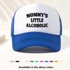 Mamas Kleiner Alkoholiker Trucker Cap Lustiges Polyester Mesh Rückenteil Snapback Kappe Erwachsener Outdoor