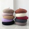 Fashion Solid Color Autumn and Winter Thickened for Keep Warmth Beret Hat Women Versatile Literature and Art Painter's Hat