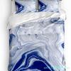 Fluid Art Black White Duvet Cover With Pillow Case Custom 3pcs Bedding Set Quilt Cover Double Bed Home Textile