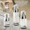 30ml/60ml/90ml Vacuum Refill Bottle Silver Gold Dispenser Bottle Portable Sub-packing Bottle  Unsex