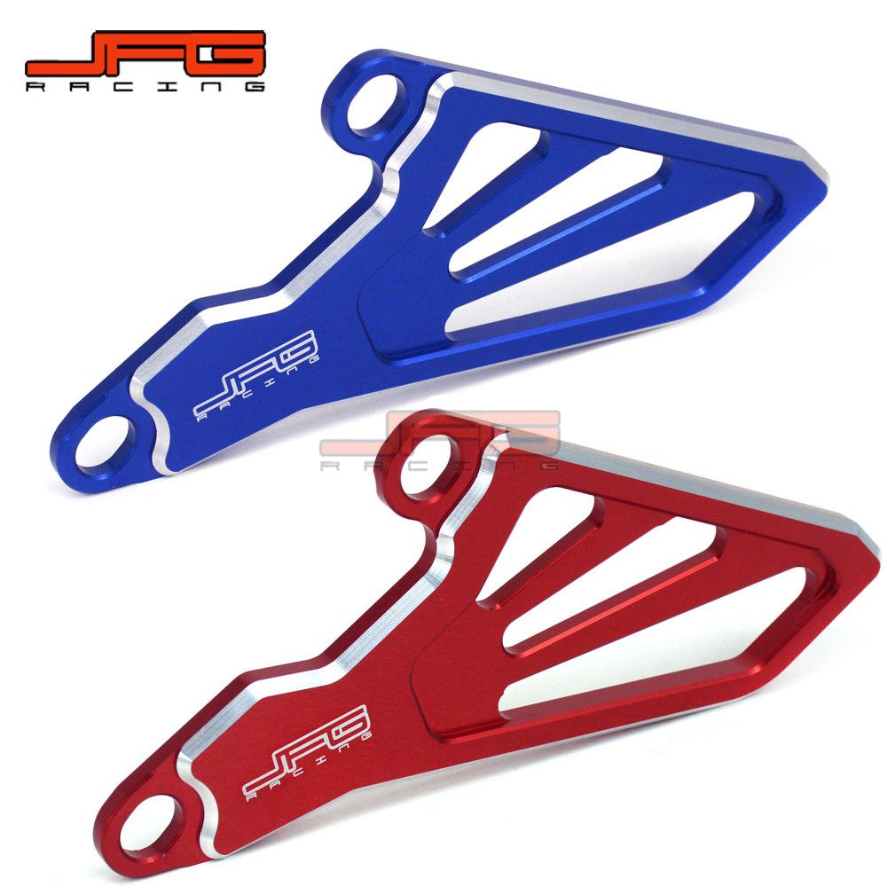 

CR250R CRF250X Мотоциклетная крышка передней звезды - Алюминиевая декоративная защита красный
