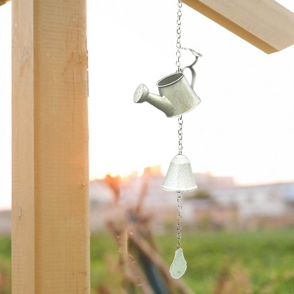 ჩამოკიდებული რკინის ქარის ზარი, ვინტაჟური ზარი, ლითონის ზარი გარე, ბაღის, ეზოს, ეზოსთვის