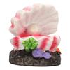 Aquarium Shell Air Bubbler Decoration Simulation Artificial Resin Fish Tank Shell Ornament with Air