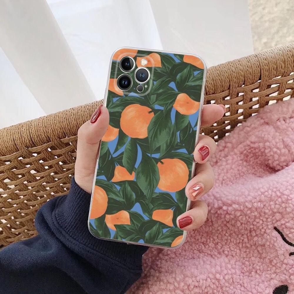 Summer Fruit Phone Case For iPhone 14 13 12 Mini 11 Pro XS Max X XR SE 6 7 8 Plus Soft Silicone Cover