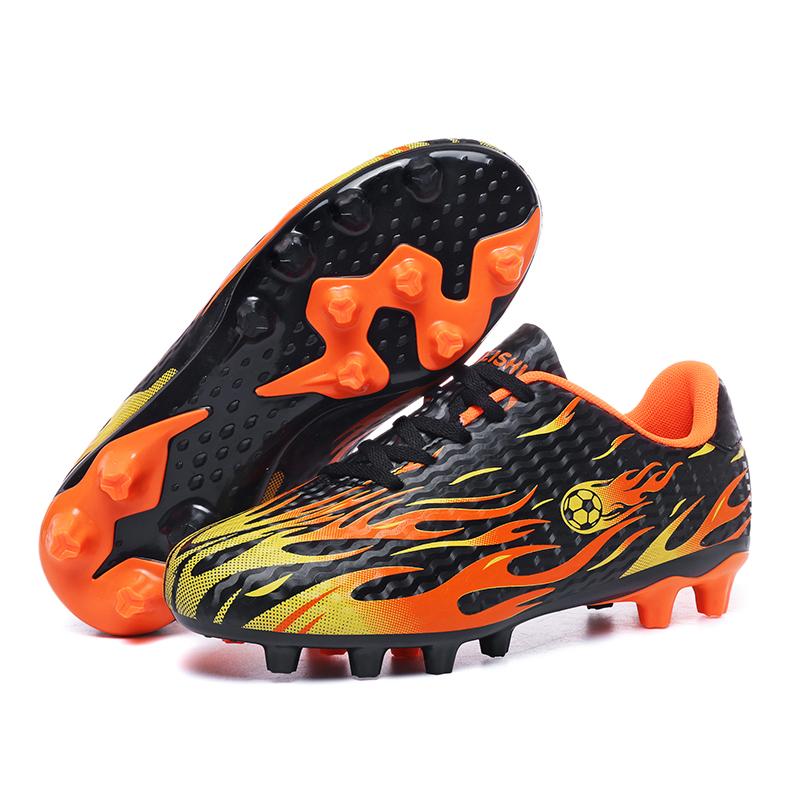 Rutschfeste Kinder Neueste Kinder Fußballschuhe Fußballschuhe Match Outdoor Sportschuhe Match Professionelle Gemütliche Sneaker Unisex 35