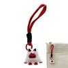 3D Printed Snowman Keychain Movable Jointed Articulated Snowman Keyring Hanging Decoration Backpack Bag Purse Charm