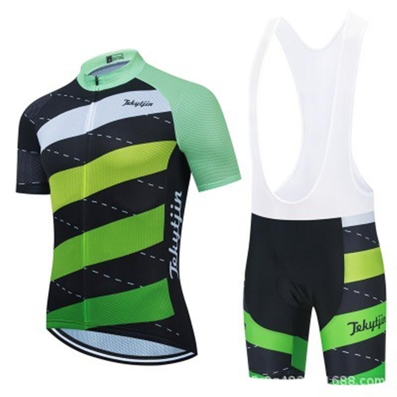 Cycling Clothes Short-sleeved Bicycles Men Women Quick-drying Breathable Mountain Bike Silicone Jacket Shorts Braces