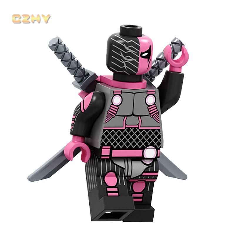 Superheld Baustein Spielzeug Deadpool Batman Superman Clown Mädchen Minifiguren Kinder Lernspielzeug PG8211