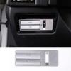 For Jaguar XF XJ F-TYPE 2009-2015 Car Indoor Tailgate Switch Button Sticker Stainless Steel Silver Auto Accessories 3 Pcs