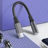 Portable Earphone Audios Adapter Cable Type C to 3.5mm Headphone Adapter USB C to 3.5mm Audios Dongle Cable Cord 12cm