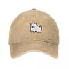 Undertale Annoying Dog Baseball Caps Vintage Distressed Cotton Video Game Snapback Hat for Men Women Outdoor Summer Hats Cap