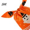 Transparent Cookie Bags with Drawstrings 48 Pcs Halloween Candy Bags, Kids Trick or Treat Goodie Cute Rabbit Small Containers for Party Ear