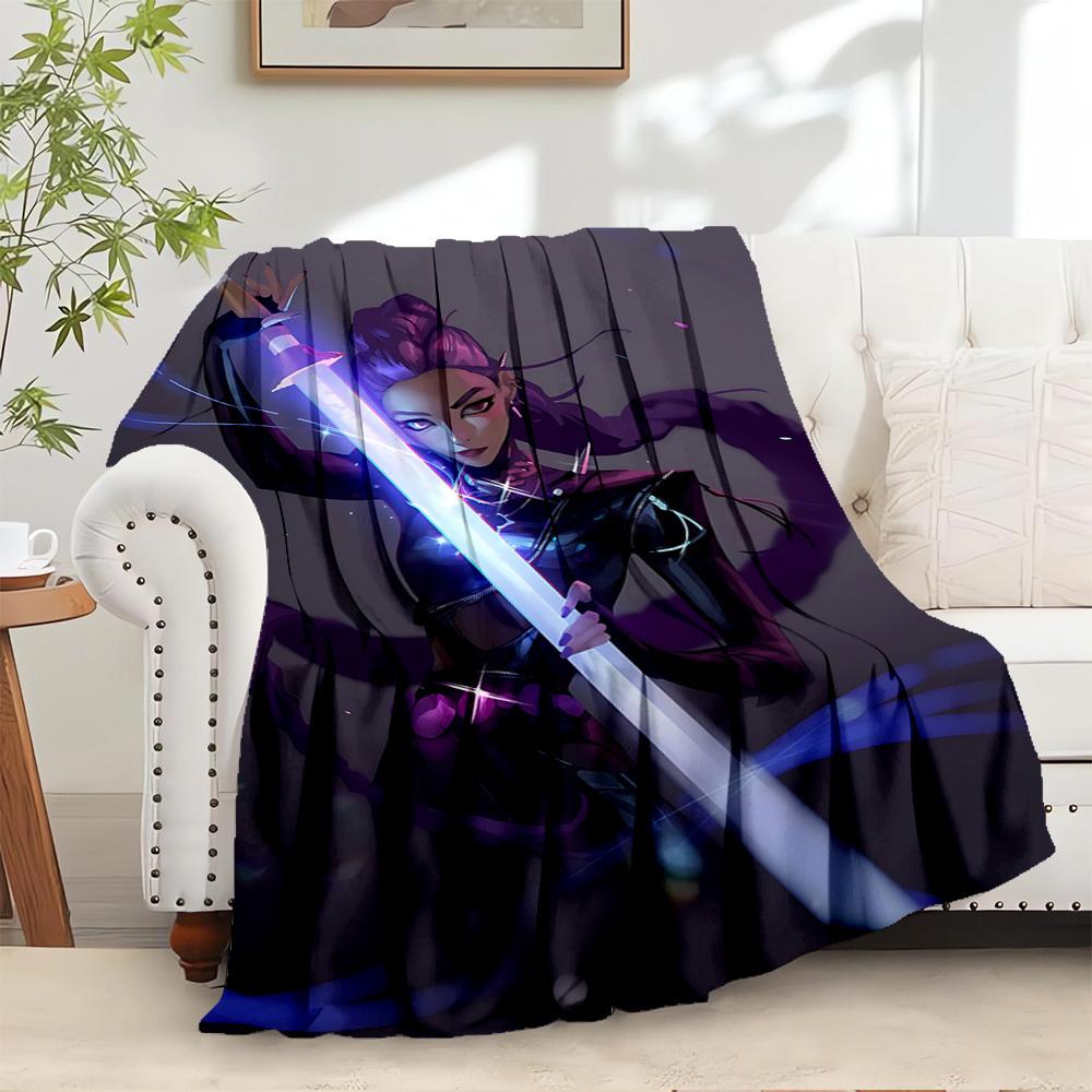

K-POP Anime Girls Group - Four Seasons Soft Warm Blanket - All-Season Thick Knit Polyester Bedspread for Bed, Camping, Travel - Perfect Gift 100x150cm