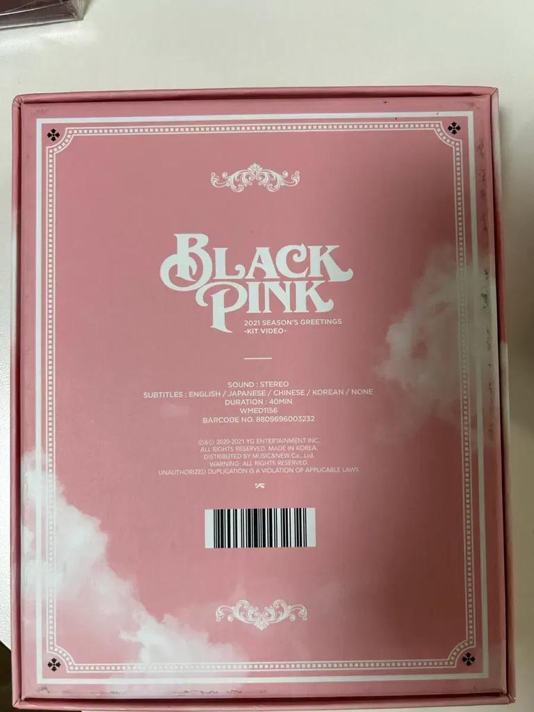 BLACKPINK 2021 Säsongshälsningar Signerad Begagnad