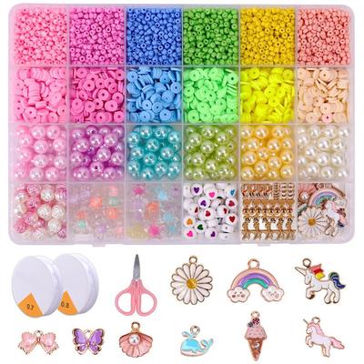24-Grid Toys, Handmade Diy Wearing Beads, Bracelets, Necklaces, Jewelry Material Accessories, Children'S Beads.
