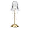 Table Lamp Cordless Rechargeable Vintage Desk Lamp with Bow for Bedroom Living Room Dining Room