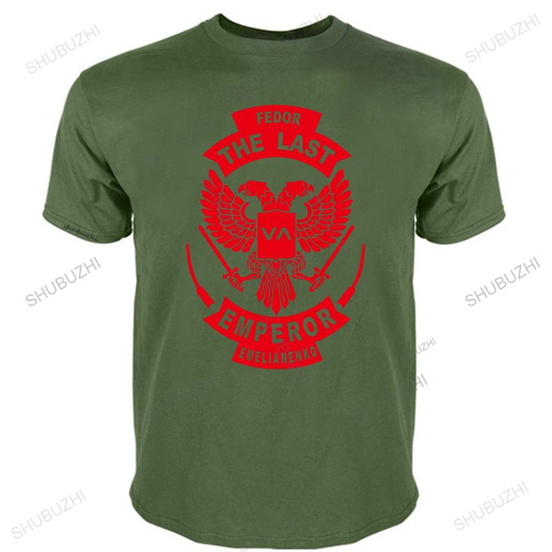 New Fedor Emelianenko T-shirt For Men Dropshipping Summer Short Sleeve Cotton Plus Size Custom Team funny printing Tee tops