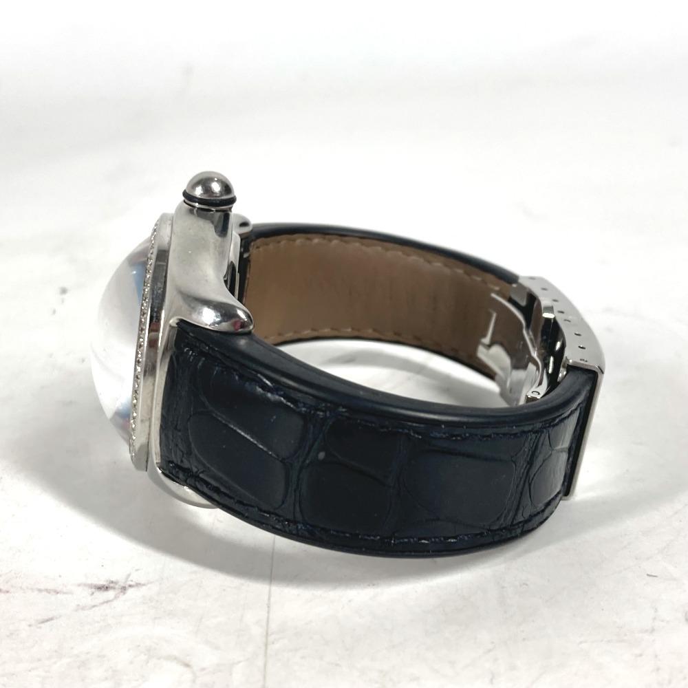 CORUM 39.151.47 Women's watch Bubble Diamond Bezel  Wristwatch SS blue/Black