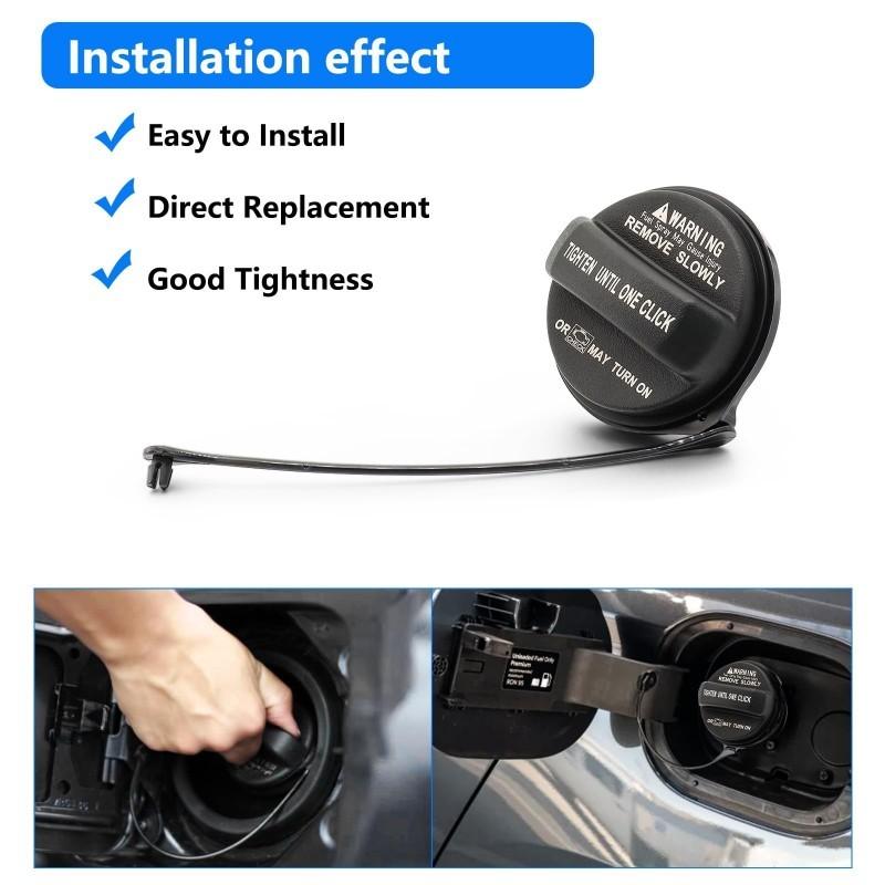 For Hyundai& Kia Compatible Fuel Tank Cap 31010-3L600U 310103L600 Black Replacement Part
