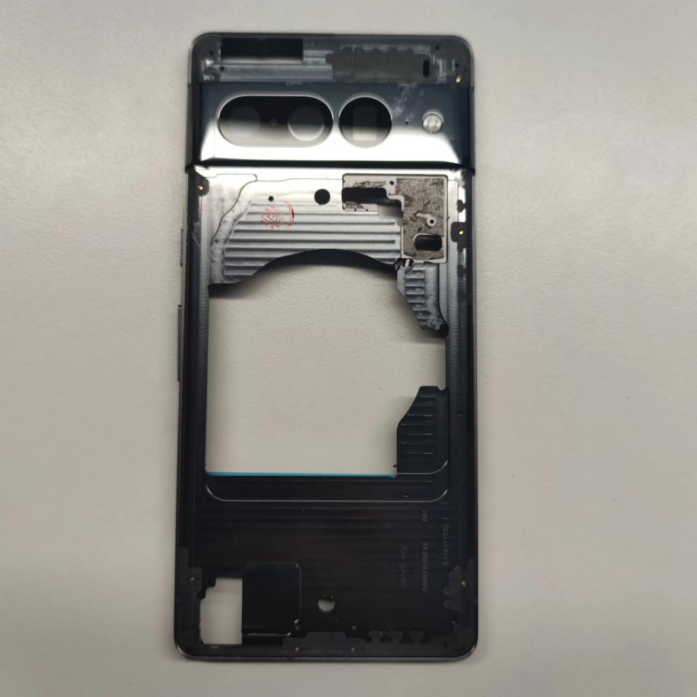For Google Pixel 7 Pro Front Housing LCD Frame Bezel Plate чёрный