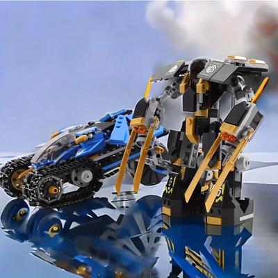 576 stk Teknisk Ninja Thunder Raider Mekanisk Kriger Robot Mecha 71699 Byggeklosser Krigsvåpen Modell Leker For Barn Gave